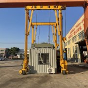 選用哪種形式的集裝箱龍門吊堆場(chǎng)工藝方式？